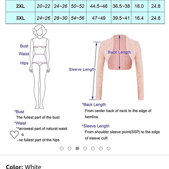 White Lace Bolero - 1950s Style - Picture 6 of 10